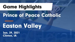 Prince of Peace Catholic  vs Easton Valley  Game Highlights - Jan. 29, 2021