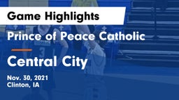 Prince of Peace Catholic  vs Central City  Game Highlights - Nov. 30, 2021