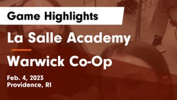 La Salle Academy vs Warwick Co-Op Game Highlights - Feb. 4, 2023