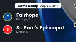 Recap: Fairhope  vs. St. Paul's Episcopal  2017