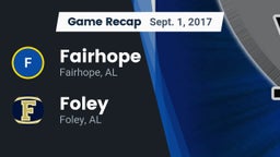 Recap: Fairhope  vs. Foley  2017