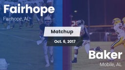 Matchup: Fairhope  vs. Baker  2017