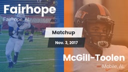 Matchup: Fairhope  vs. McGill-Toolen  2017