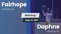 Matchup: Fairhope  vs. Daphne  2019