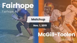 Matchup: Fairhope  vs. McGill-Toolen  2019