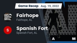 Recap: Fairhope  vs. Spanish Fort  2022