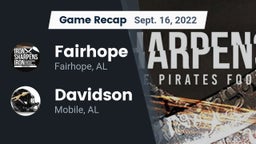 Recap: Fairhope  vs. Davidson  2022