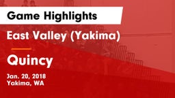 East Valley  (Yakima) vs Quincy  Game Highlights - Jan. 20, 2018