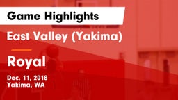 East Valley  (Yakima) vs Royal  Game Highlights - Dec. 11, 2018