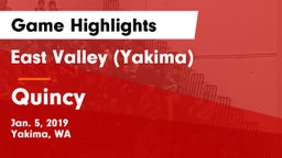 East Valley  (Yakima) vs Quincy  Game Highlights - Jan. 5, 2019