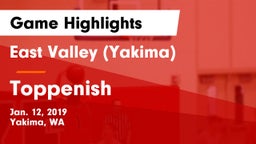 East Valley  (Yakima) vs Toppenish  Game Highlights - Jan. 12, 2019