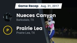 Recap: Nueces Canyon  vs. Prairie Lea  2017