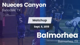 Matchup: Nueces Canyon High vs. Balmorhea  2019
