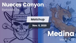 Matchup: Nueces Canyon High vs. Medina  2020