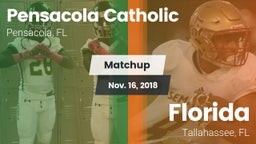 Matchup: Pensacola Catholic vs. Florida  2018