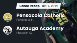 Recap: Pensacola Catholic  vs. Autauga Academy  2019
