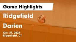 Ridgefield  vs Darien  Game Highlights - Oct. 24, 2022