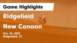 Ridgefield  vs New Canaan  Game Highlights - Oct. 24, 2022