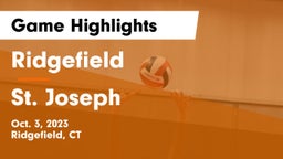 Ridgefield  vs St. Joseph  Game Highlights - Oct. 3, 2023