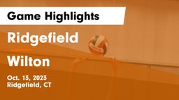 Ridgefield  vs Wilton  Game Highlights - Oct. 13, 2023