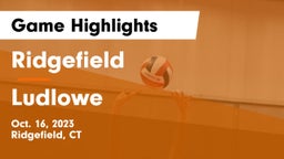 Ridgefield  vs Ludlowe  Game Highlights - Oct. 16, 2023