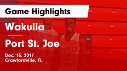 Wakulla  vs Port St. Joe  Game Highlights - Dec. 15, 2017