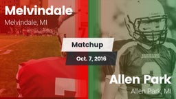 Matchup: Melvindale High vs. Allen Park  2016