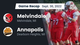 Recap: Melvindale  vs. Annapolis  2022