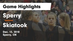 Sperry  vs Skiatook  Game Highlights - Dec. 13, 2018