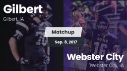 Matchup: Gilbert  vs. Webster City  2017