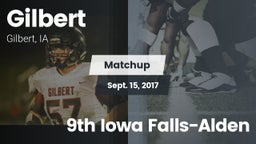 Matchup: Gilbert  vs. 9th Iowa Falls-Alden 2017