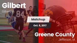Matchup: Gilbert  vs. Greene County  2017