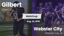 Matchup: Gilbert  vs. Webster City  2018