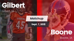 Matchup: Gilbert  vs. Boone  2018