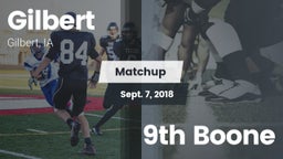 Matchup: Gilbert  vs. 9th Boone 2018