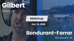 Matchup: Gilbert  vs. Bondurant-Farrar  2018