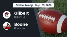 Recap: Gilbert  vs. Boone  2020