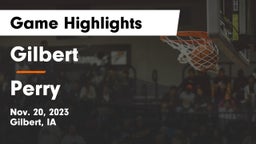 Gilbert  vs Perry  Game Highlights - Nov. 20, 2023