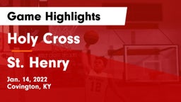 Holy Cross  vs St. Henry  Game Highlights - Jan. 14, 2022