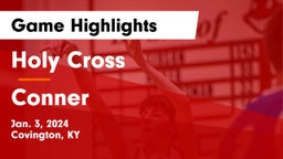 Holy Cross  vs Conner  Game Highlights - Jan. 3, 2024