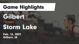 Gilbert  vs Storm Lake  Game Highlights - Feb. 16, 2022