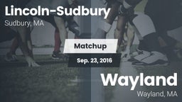 Matchup: Lincoln-Sudbury vs. Wayland  2016