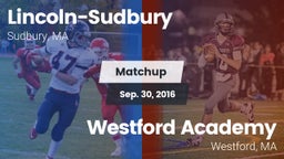Matchup: Lincoln-Sudbury vs. Westford Academy  2016