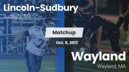 Matchup: Lincoln-Sudbury vs. Wayland  2017