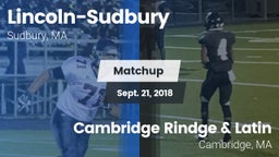 Matchup: LS vs. Cambridge Rindge & Latin  2018