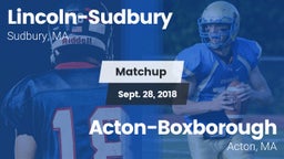 Matchup: LS vs. Acton-Boxborough  2018