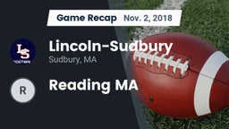 Recap: Lincoln-Sudbury  vs. Reading MA 2018