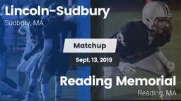 Matchup: LS vs. Reading Memorial  2019