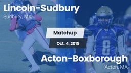 Matchup: LS vs. Acton-Boxborough  2019