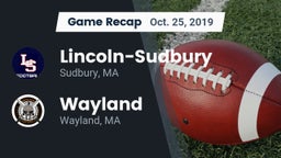 Recap: Lincoln-Sudbury  vs. Wayland  2019
